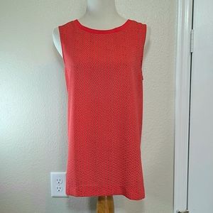 Ann Taylor Loft Sleeveless keyhole back top size M
